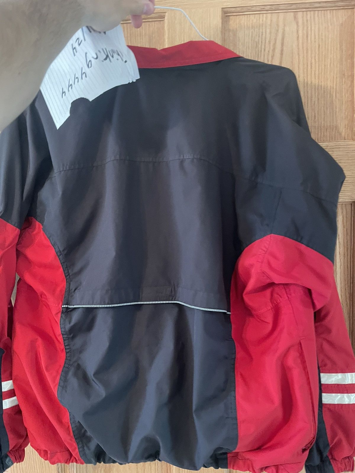 Asics × Vintage Vintage ASICS Light Jacket Navy/Red Size US S / EU 44-46 / 1 - 8 Thumbnail