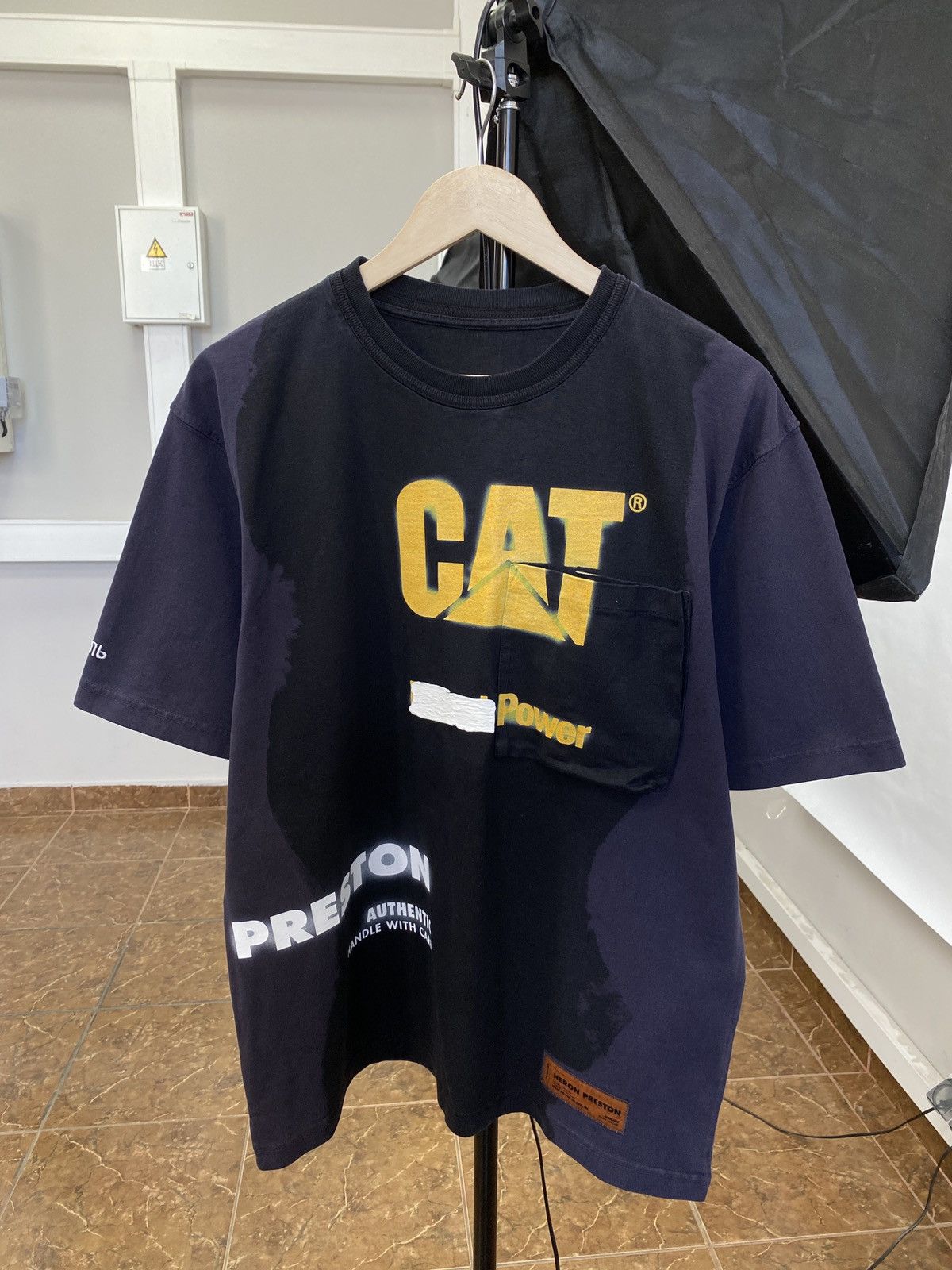 Vintage 1991 Caterpillar (CAT) Construction cheapest Space T-shirt Single Stitch Size XL