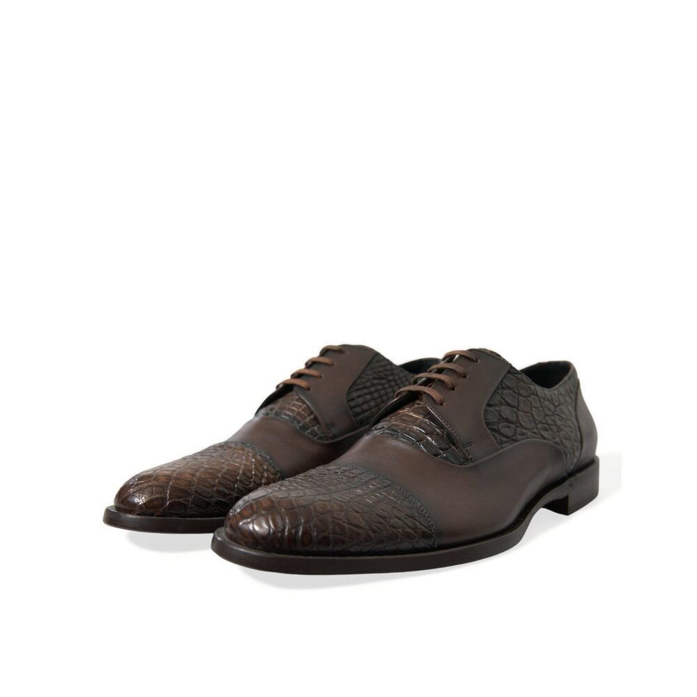 Dolce & Gabbana Dolce & Gabbana Elegant Textured Leather Oxford Dress Shoes Size US 8 / EU 41 - 3 Thumbnail