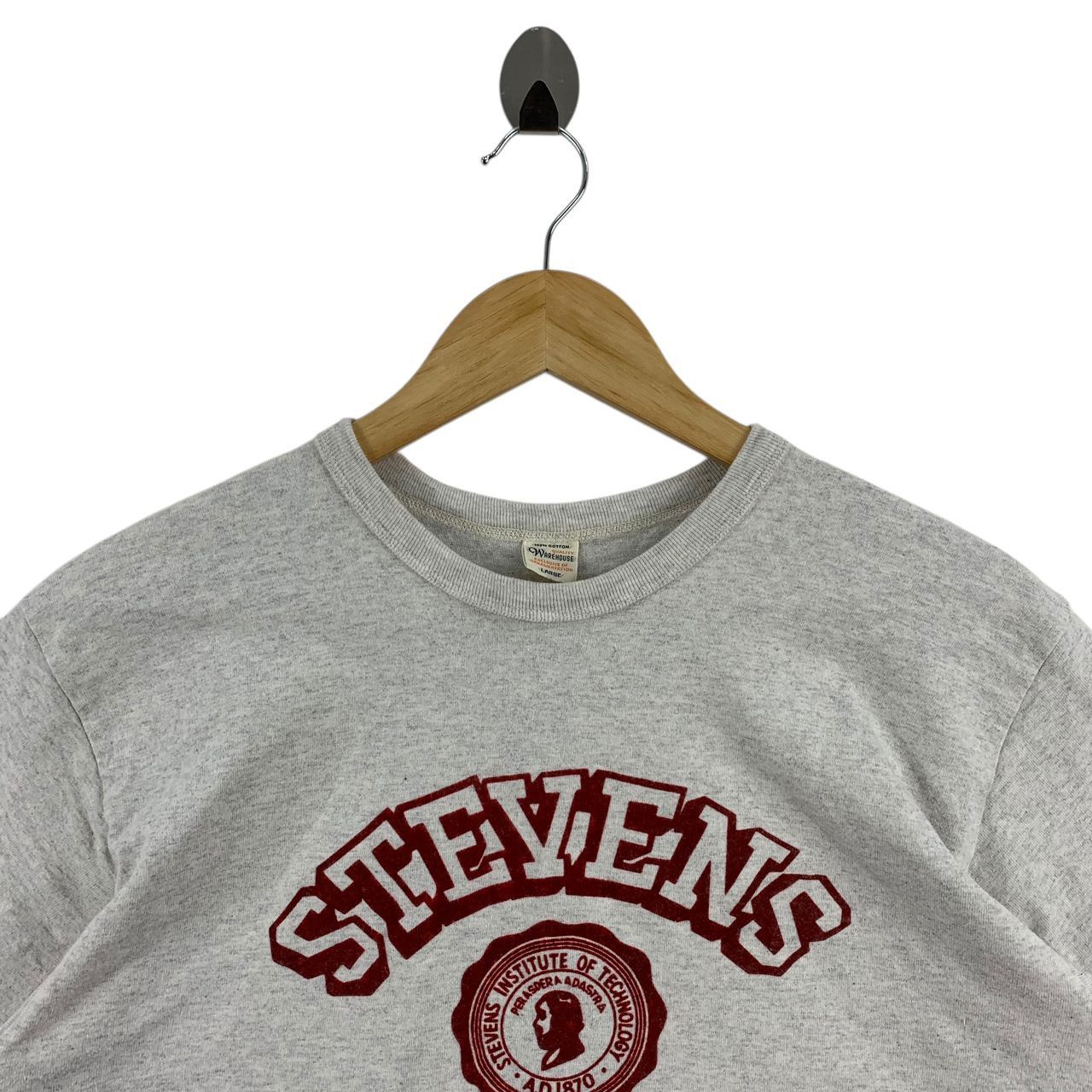 Japanese Brand × Vintage × Warehouse Vintage WAREHOUSE Stevens institute technology spellout tee Size US L / EU 52-54 / 3 - 2 Thumbnail