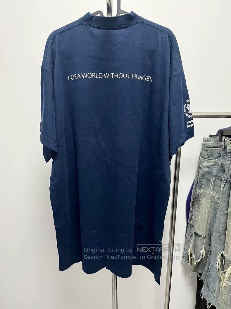 Balenciaga Balenciaga Charity Wheat Lettering Printed Round Neck Slim Size US L / EU 52-54 / 3 - 2 Thumbnail