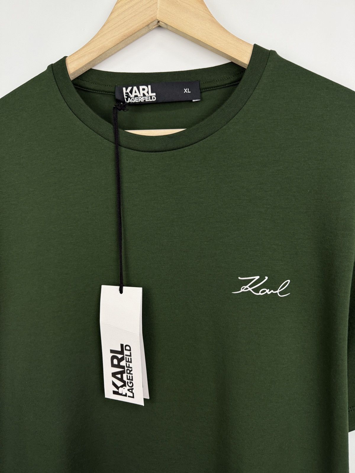 Karl Lagerfeld 🇫🇷 New❗️Karl Lagerfeld Classic Luxury T-Shirt Rare Size US XL / EU 56 / 4 - 5 Thumbnail