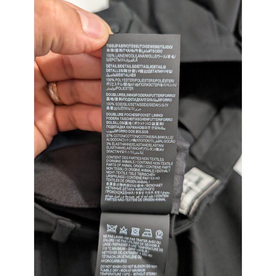 Saint Laurent Paris o1rshd1 Q:2 / 2 Pleats Tux Pants in Nero Size US 36 / EU 52 - 17 Thumbnail