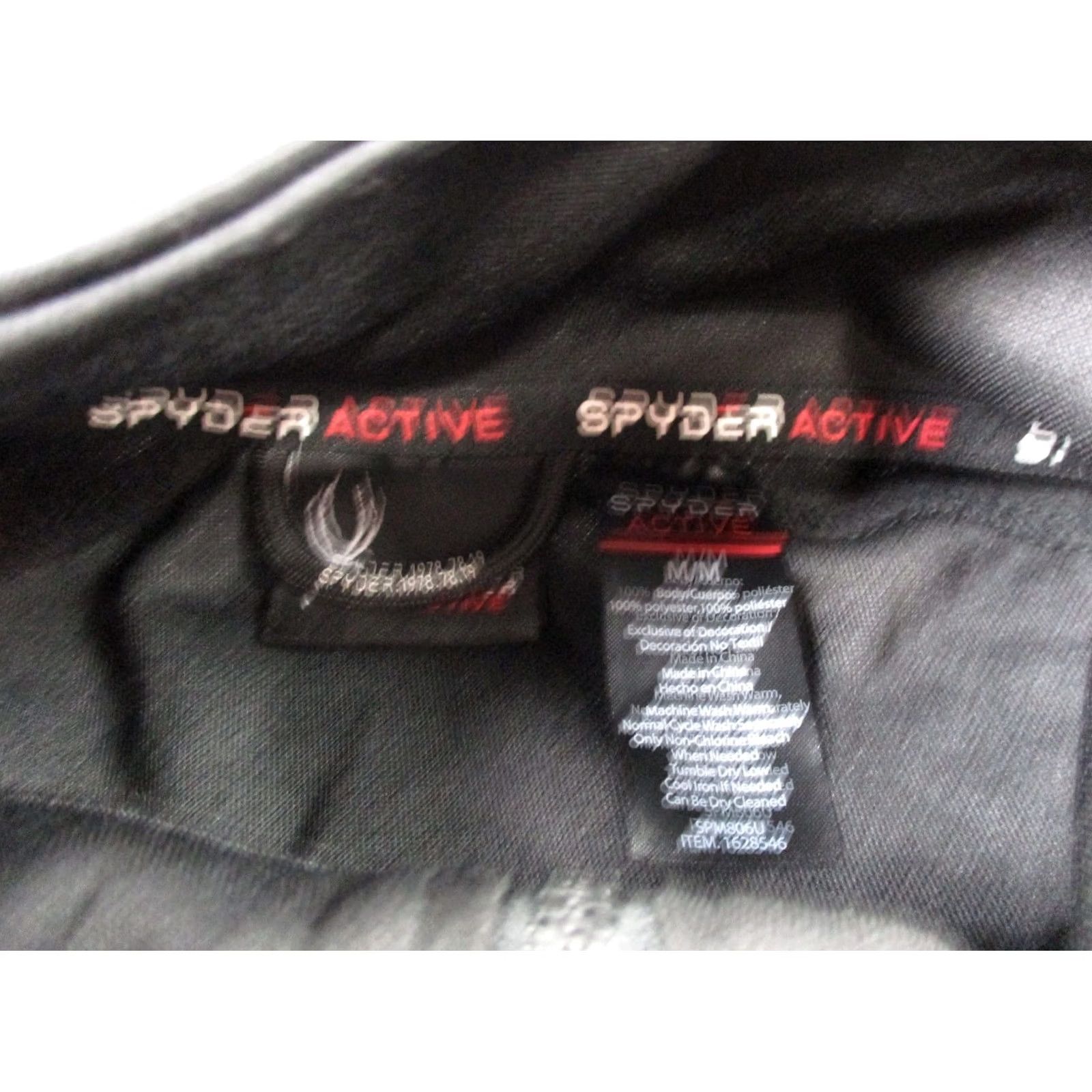 Spyder Spyder Jacket Mens M Black Active Performance Athletic Outdoor Stretch Track NEW Size US M / EU 48-50 / 2 - 6 Thumbnail
