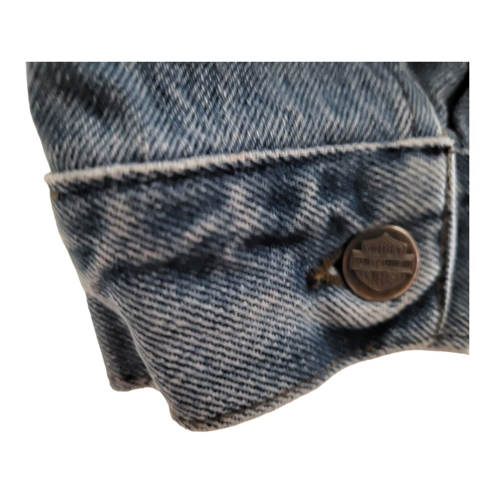 Harley Davidson Vintage Harley Davidson Denim Trucker Motorcycle Jack Size M Size US M / EU 48-50 / 2 - 12 Thumbnail