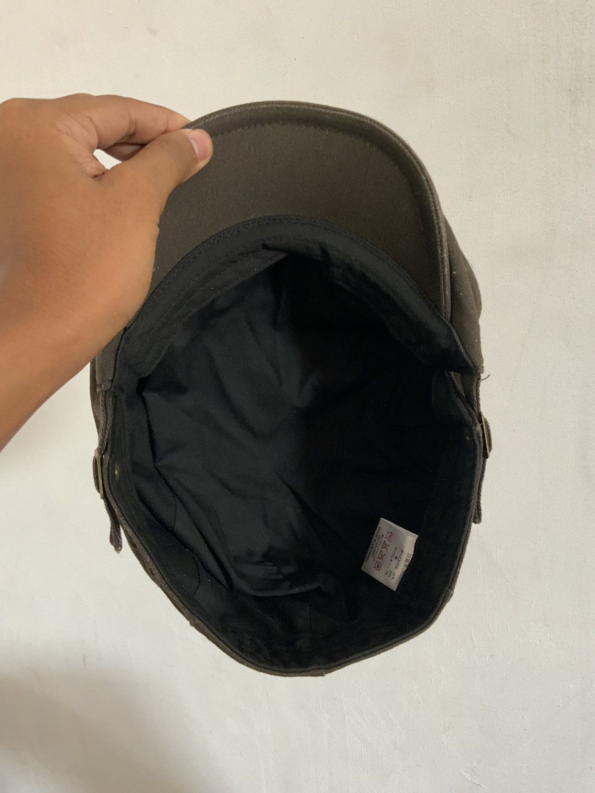 Japanese Brand Hide Trading Black Fade Flat Baretta Hat Size ONE SIZE - 7 Thumbnail