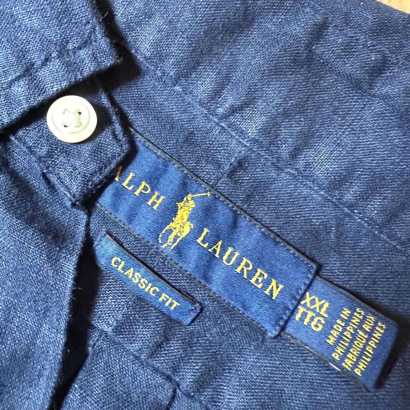 Polo Ralph Lauren Polo Ralph Lauren Button-Up Shirt Mens XXL Long Sleeve Blue New With Tags Size US XXL / EU 58 / 5 - 5 Thumbnail