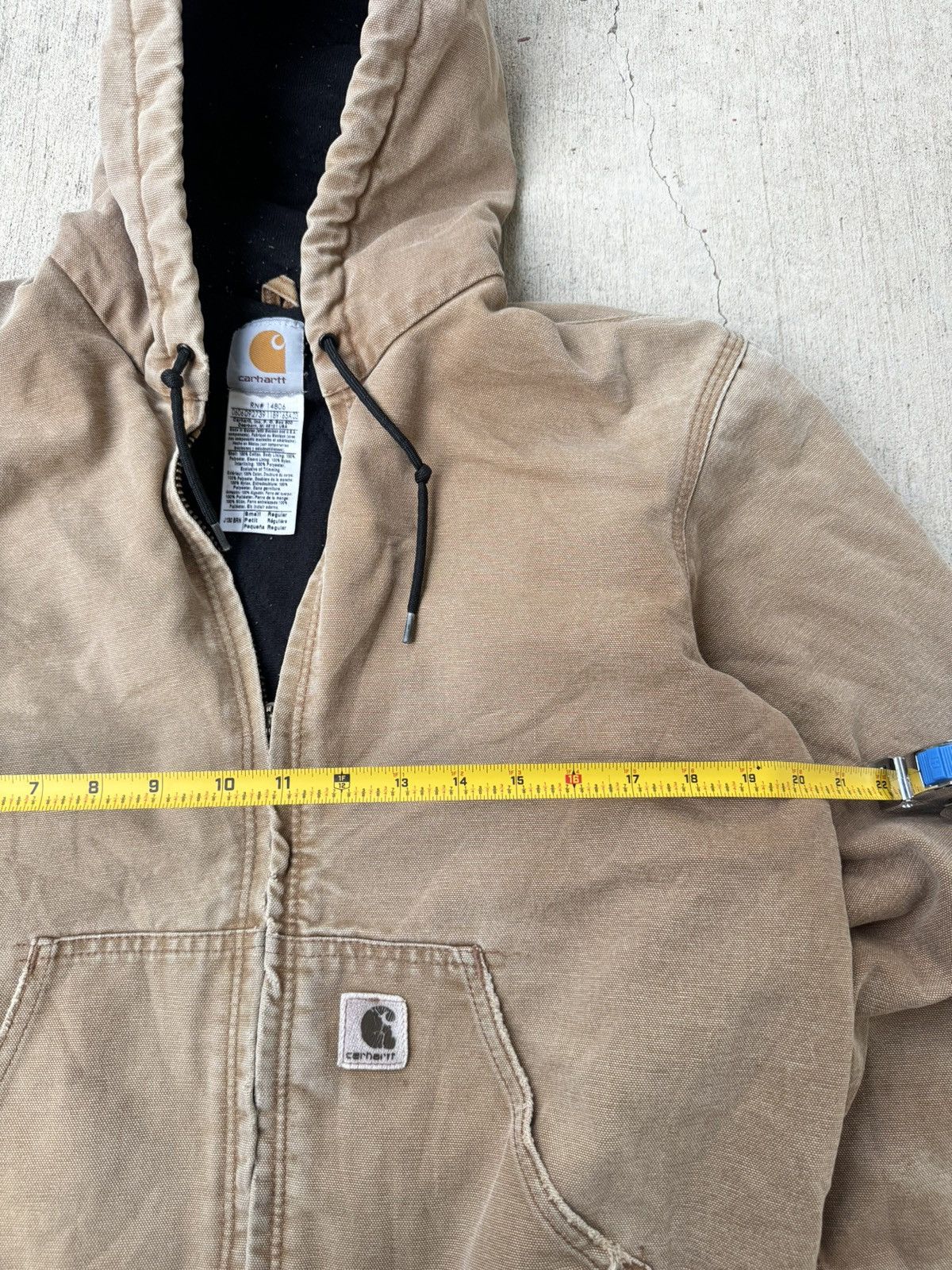 Carhartt × Vintage Vintage khaki brown carhartt hooded jacket Size US M / EU 48-50 / 2 - 4 Thumbnail