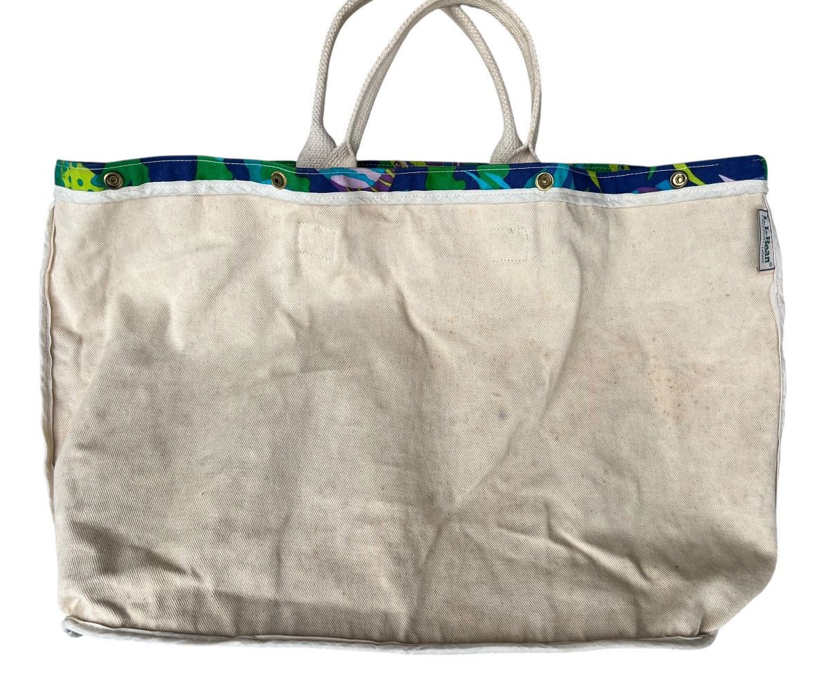 L.L. Bean RARE! 70s L.L. Bean All Print Tote Bag Size ONE SIZE - 14 Thumbnail