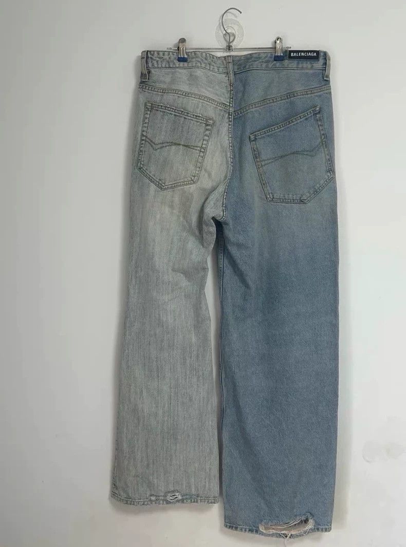 Balenciaga Balenciaga size S Spliced letter logo jeans Size US 26 / EU 42 - 2 Thumbnail
