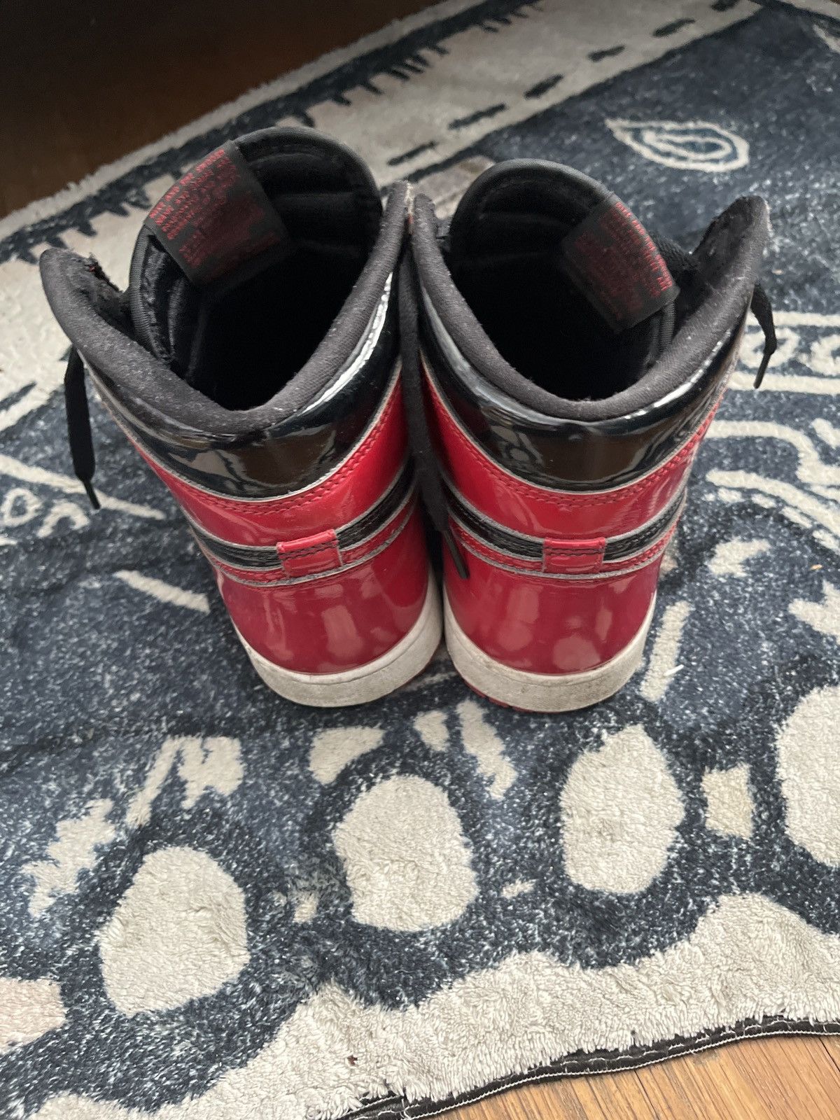 Jordan Brand Patent Bred 1s Size 8.5 Size US 8.5 / EU 41-42 - 4 Thumbnail