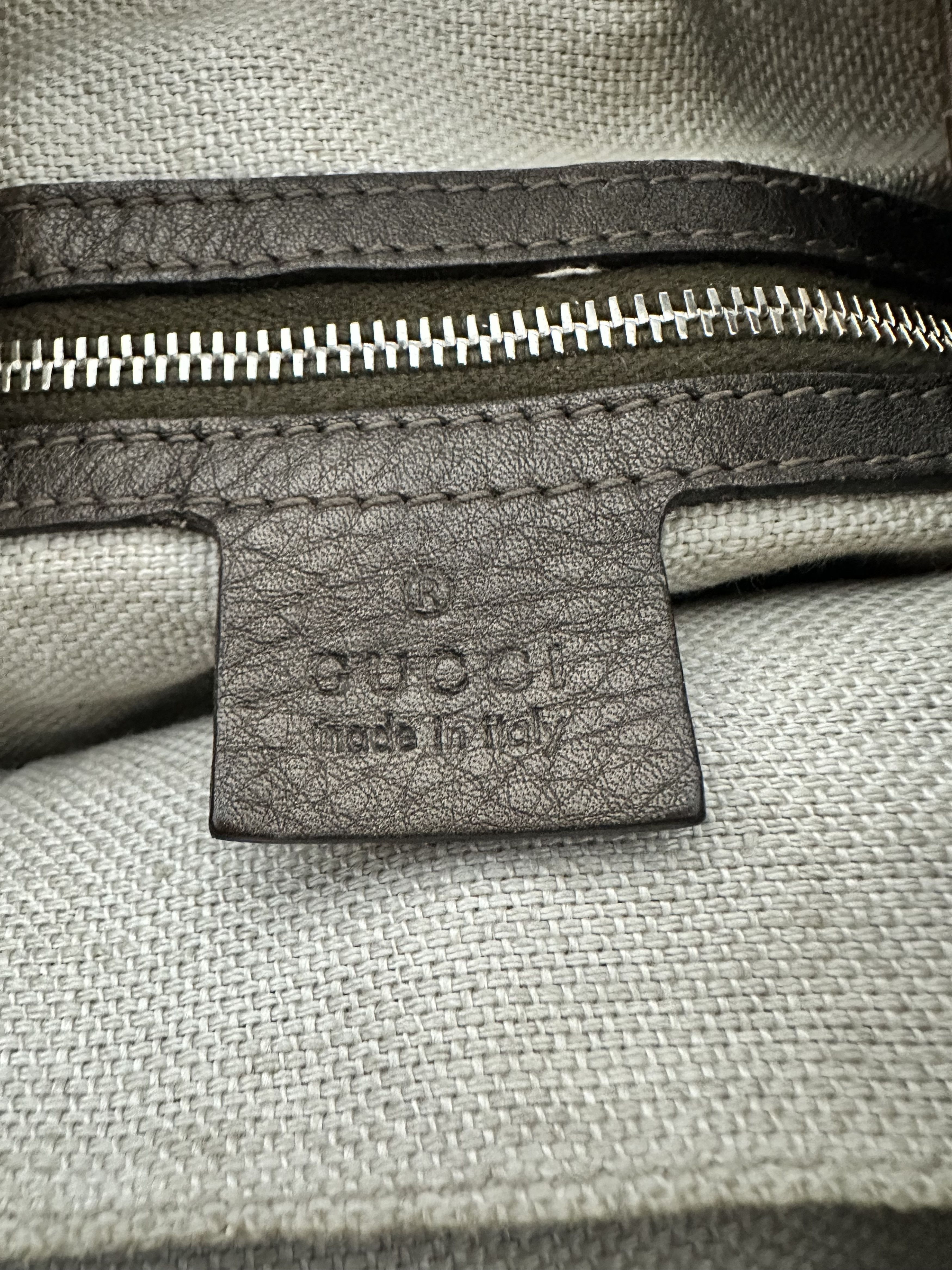 Gucci Gucci Brown/Beige Diamante Canvas New Jackie Shoulder Bag Size ONE SIZE - 7 Thumbnail