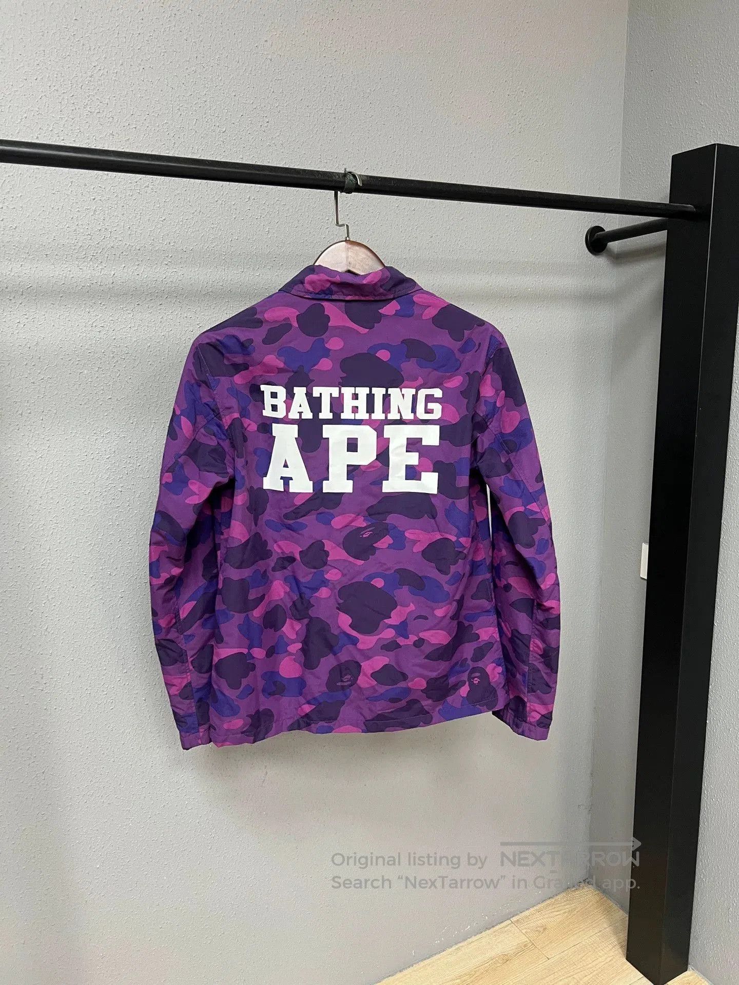 Bape Bape Purple Camo Coach Jacket. Size US M / EU 48-50 / 2 - 2 Thumbnail
