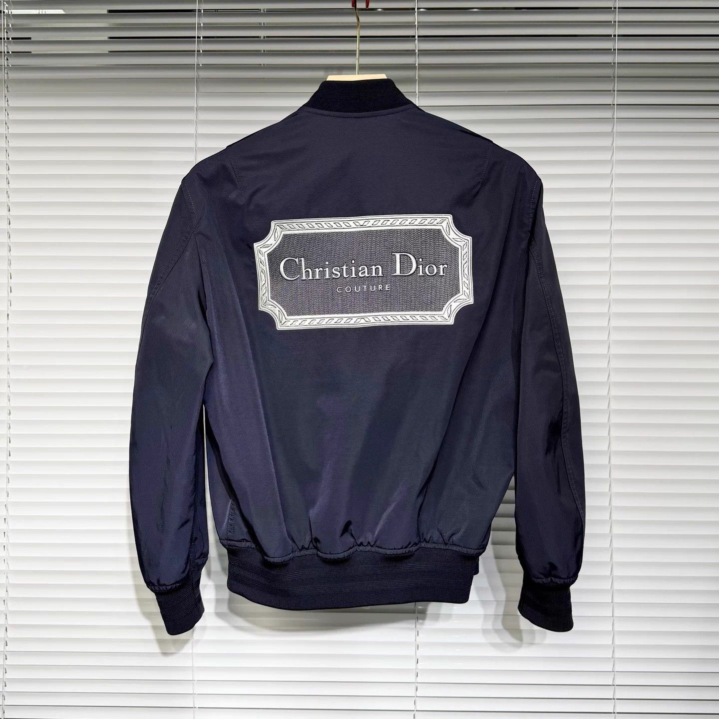 Dior DIOR Pilot Jacket Navy Blue 44 Baseball Collar Size US S / EU 44-46 / 1 - 1 Thumbnail