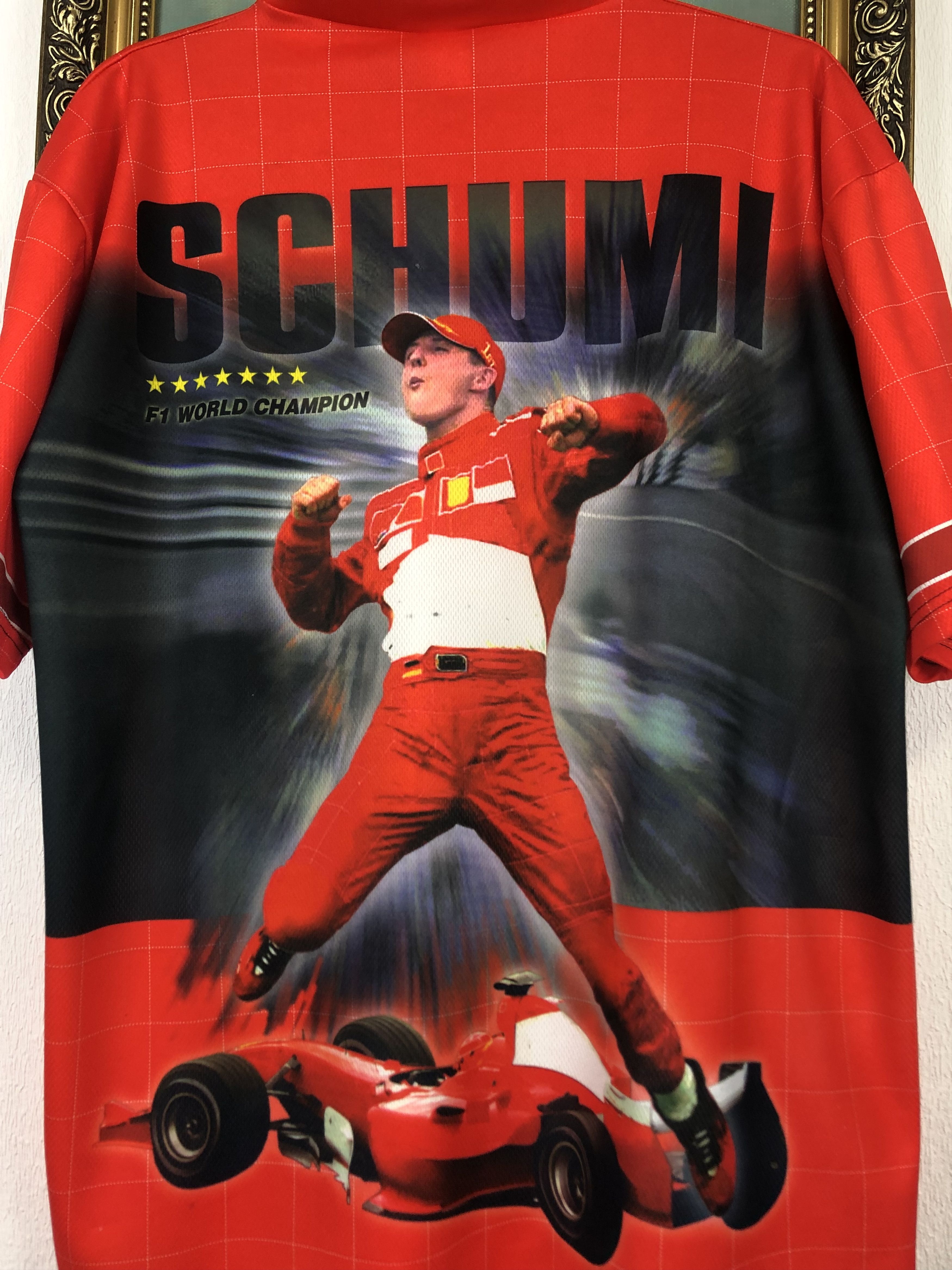 Ferrari Vintage Michael Schumacher Ferrari Racing Jersey Shirt Rare Size US XXL / EU 58 / 5 - 11 Thumbnail