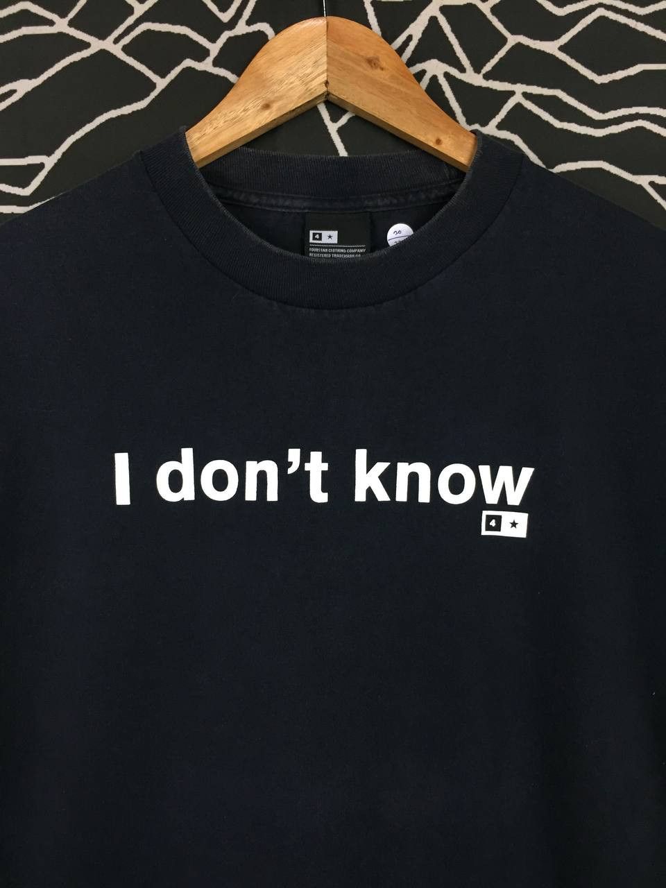 Fourstar × Vintage Fourstar Clothing Company I Don't Know Skate Tee Size US M / EU 48-50 / 2 - 3 Thumbnail