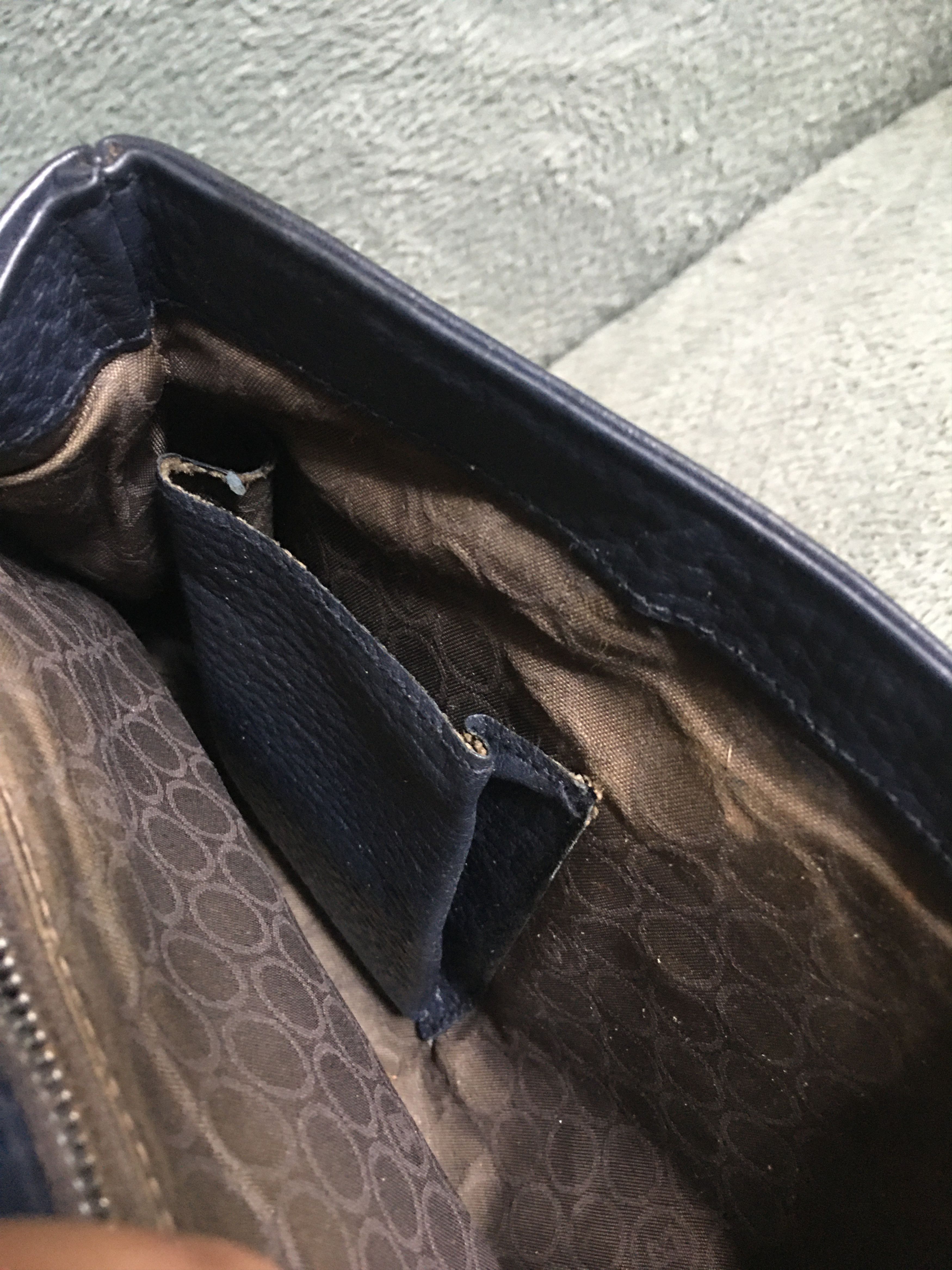 Bogner Bogner Blue Leather Bag Handbag Size ONE SIZE - 9 Thumbnail