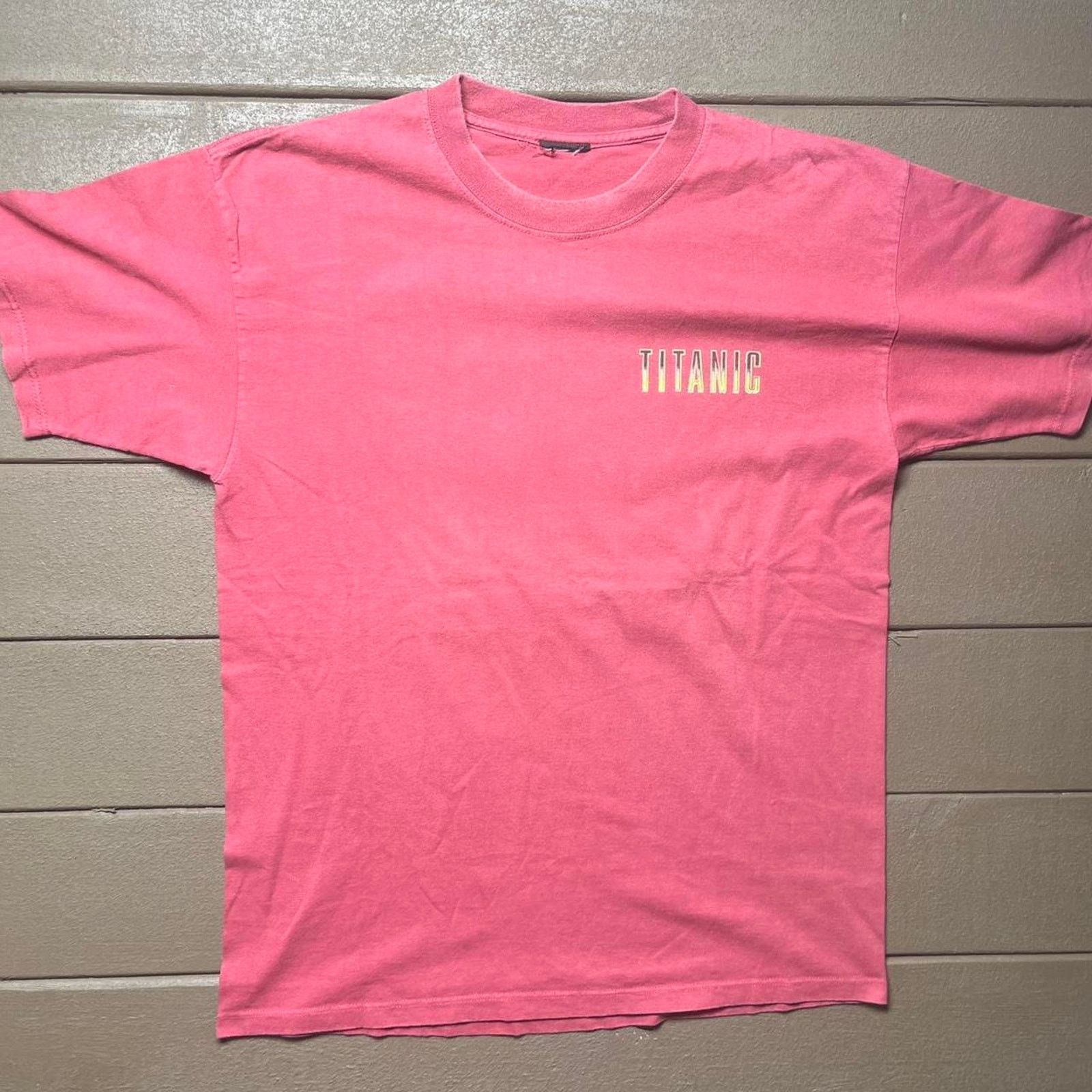 Vintage Vintage 90s Titanic Movie Promo Shirt Size US L / EU 52-54 / 3 - 2 Thumbnail