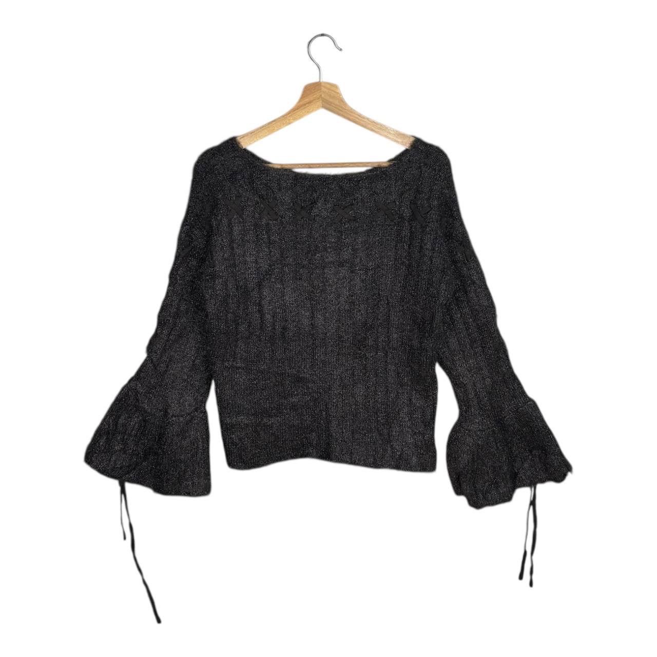 Edition Japan Nice Claup Japan Brown Knit Mohair Sweater Size M / US 6-8 / IT 42-44 - 2 Thumbnail