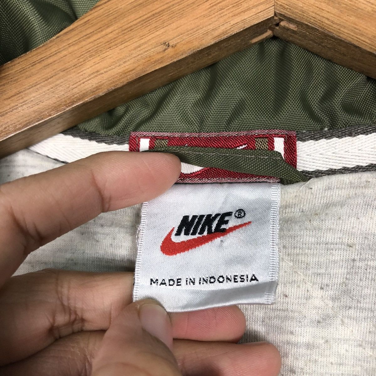 Nike 🔥VINTAGE HALF ZIPPER ANORAK JACKET NIKE BIG SWOOSH Size US M / EU 48-50 / 2 - 18 Thumbnail