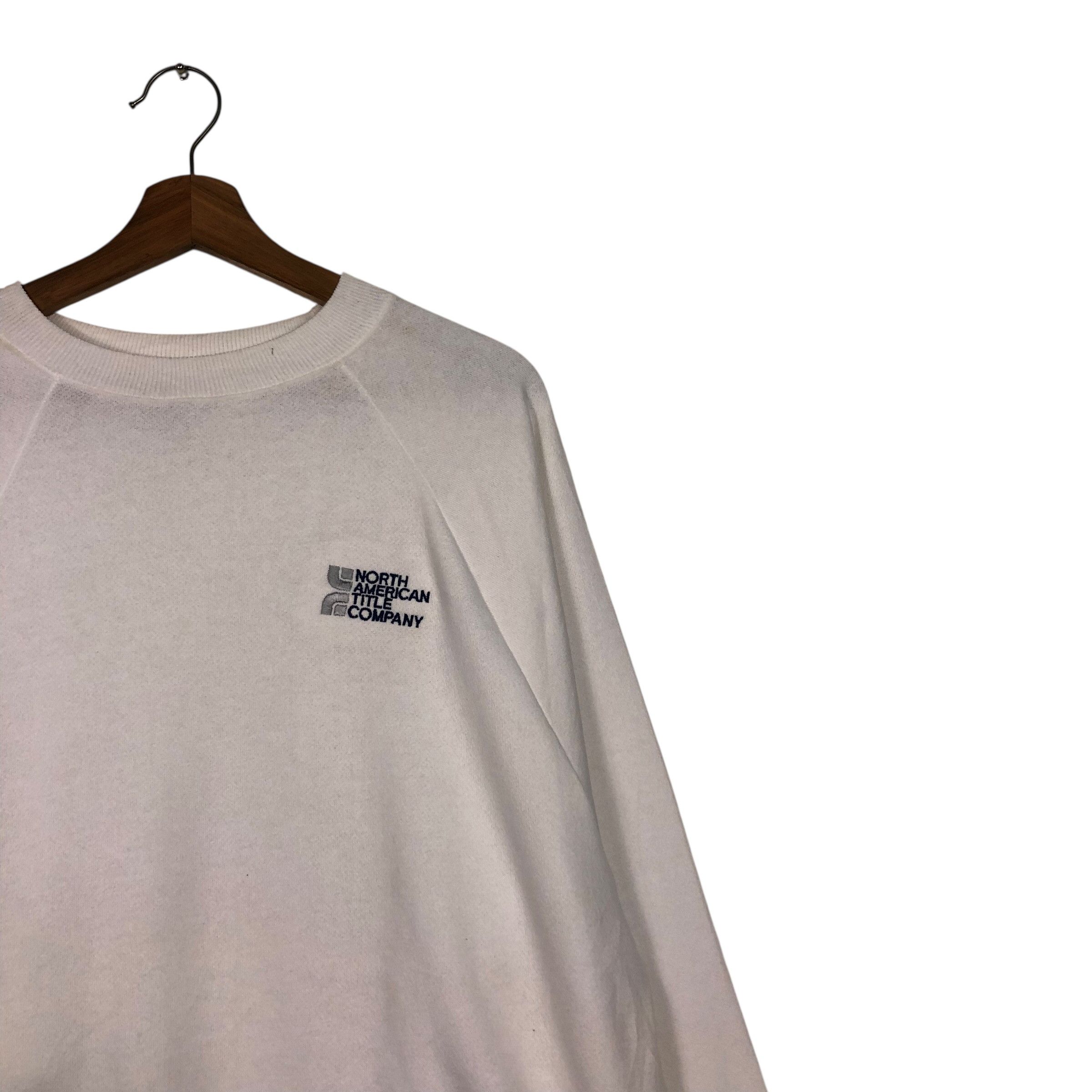 Vintage 📌Vintage Sweatshirt North American Title Company Usa Size US XL / EU 56 / 4 - 7 Thumbnail