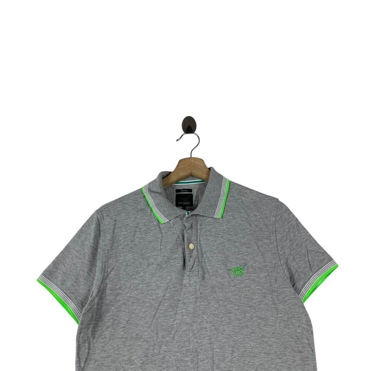 Henry Cotton's Vintage HENRY COTTONS Twin Tipped Slim Fit Polo Tee Shirt Size US S / EU 44-46 / 1 - 2 Thumbnail
