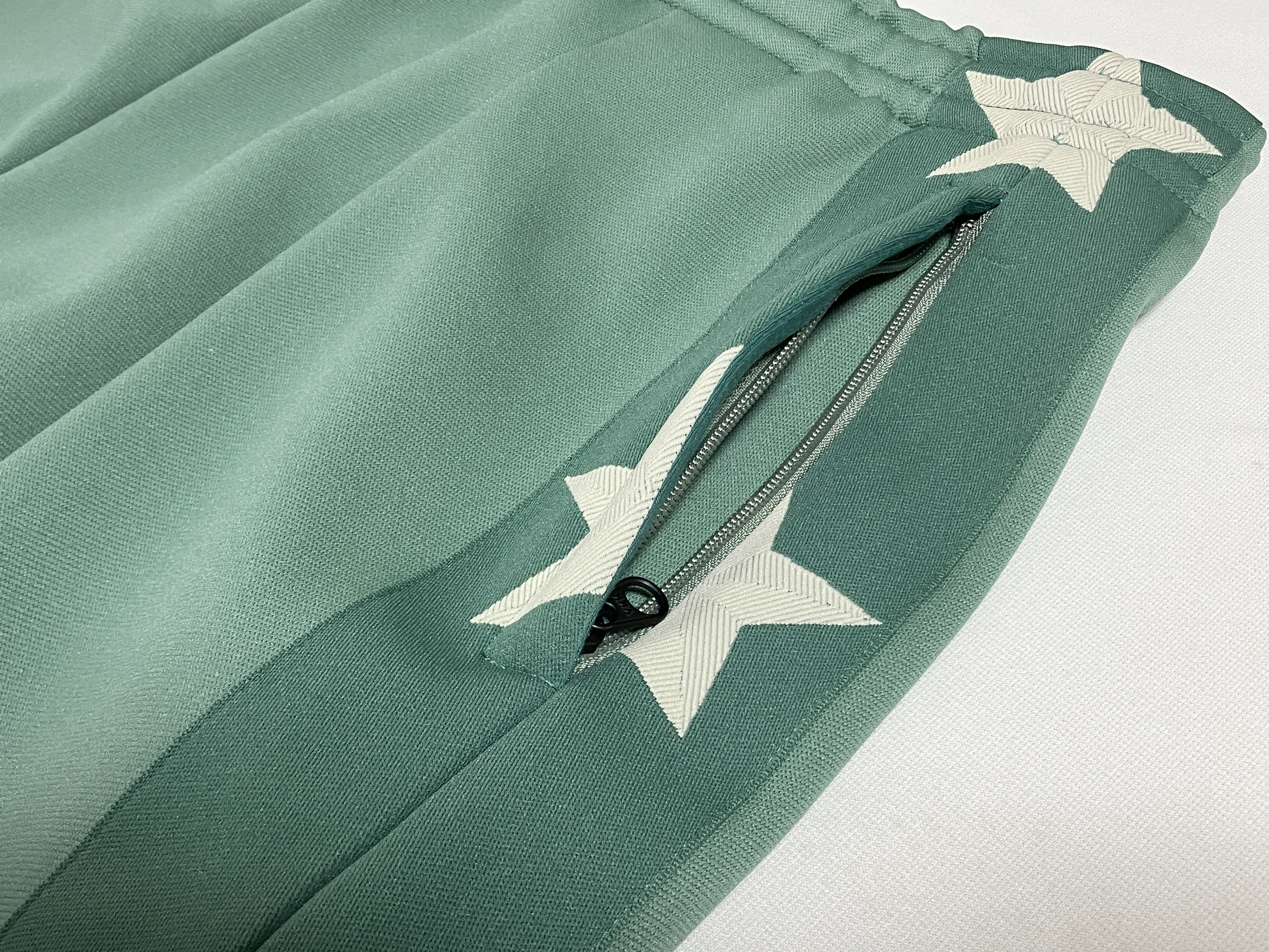 Kapital Kapital smooth jersey Stuntman&Woman track pants baggy green Size US 34 / EU 50 - 3 Thumbnail