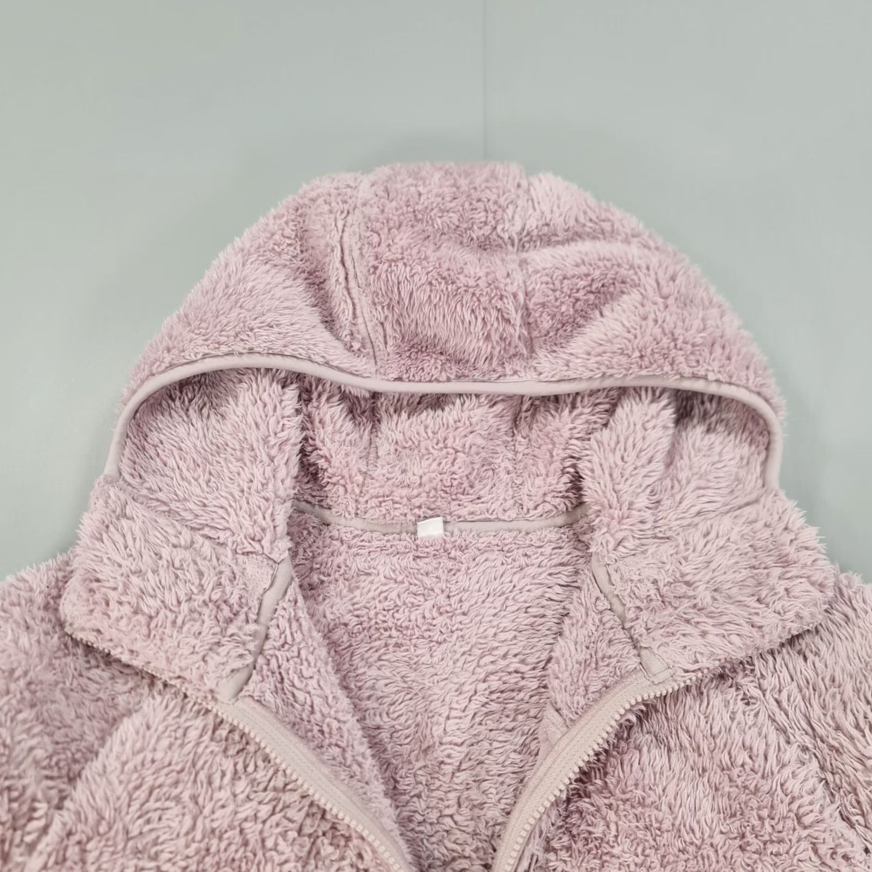 Uniqlo Uniqlo Jacket Blue M Full Zip Hooded Sherpa Fleece Women’s Medium Size Pocketed Regular Polyester Vintage: No Size M / US 6-8 / IT 42-44 - 2 Thumbnail
