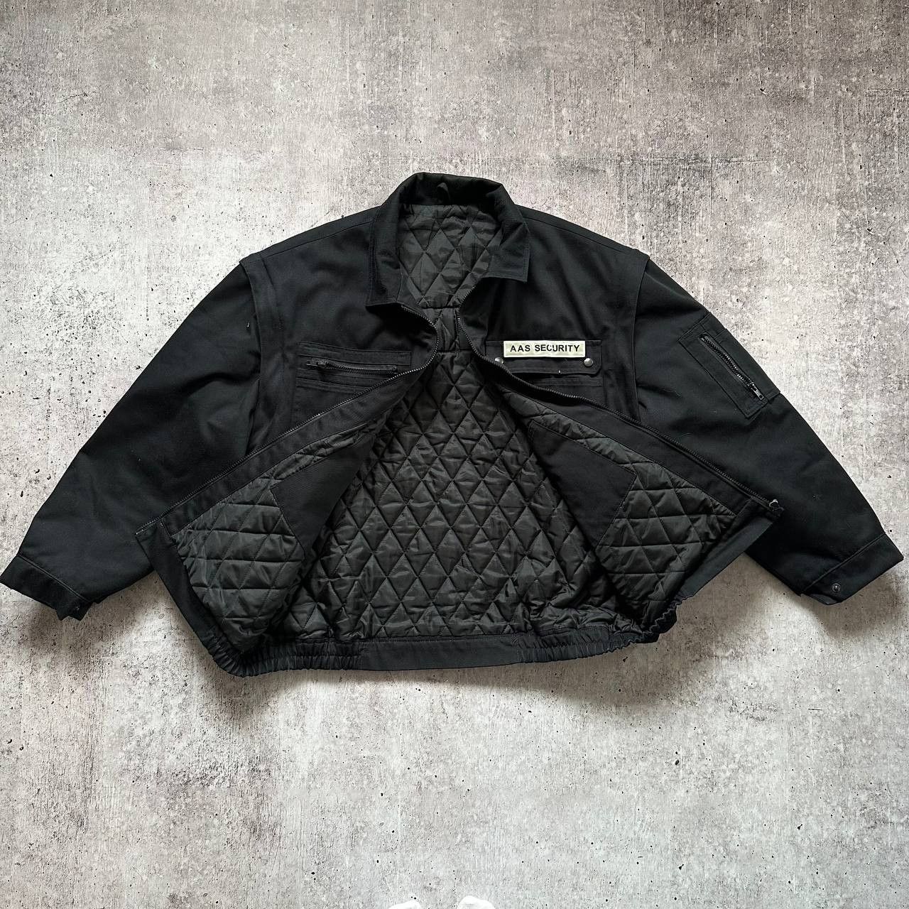 Vintage Vintage Security 2in1 Avant Garde Tech Worker Bomber Jacket Size US XL / EU 56 / 4 - 5 Thumbnail