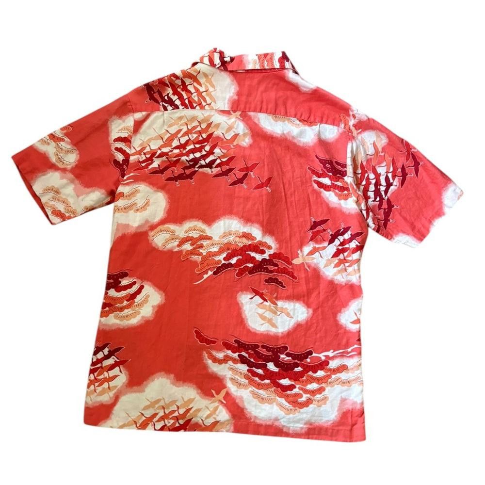 Sun Surf × Vintage Vintage Pomare Birds /Clouds Button Down Shirt Red/White Size US M / EU 48-50 / 2 - 5 Thumbnail