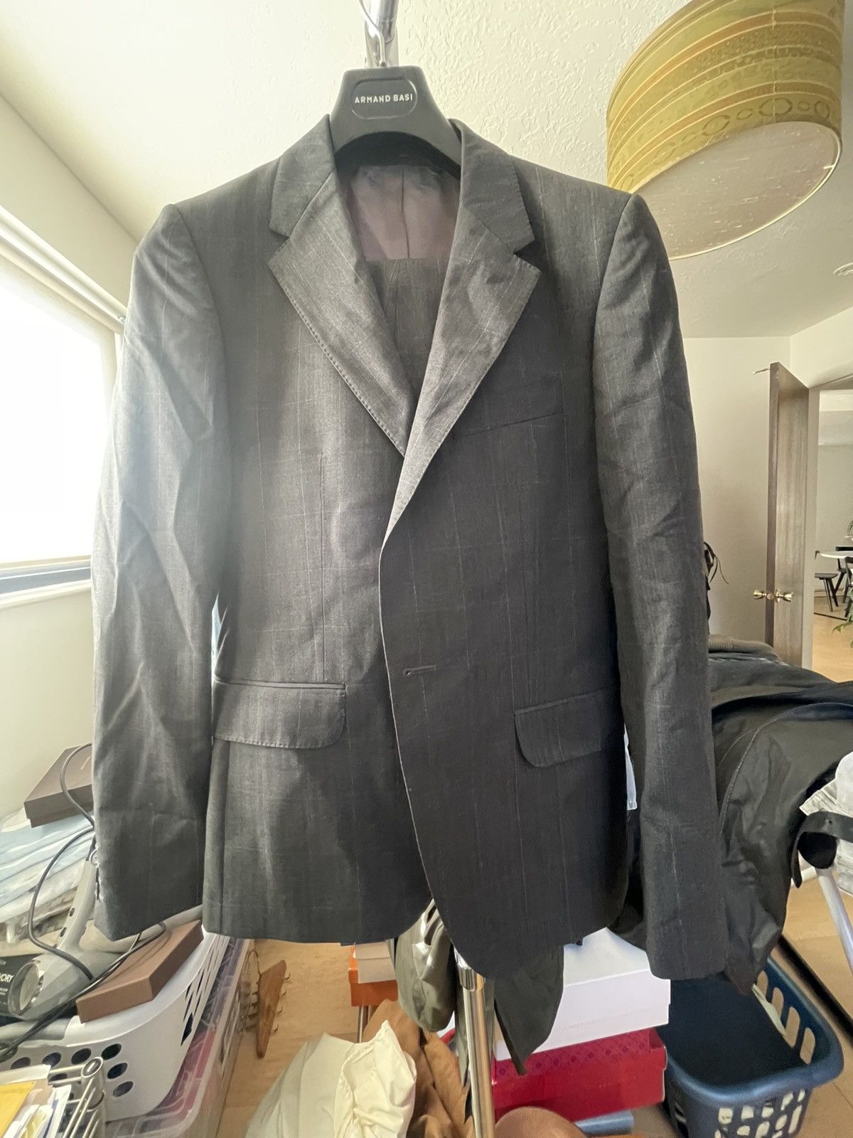 Designer Armand Basi Barcelona men’s suit 48 Size 48R - 11 Thumbnail