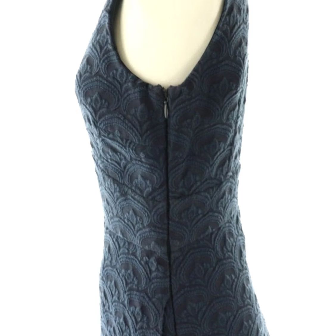 Miu Miu Miumiu Dress Navy Sleeveless Knee Length Size 24 Womens Casual Polyester Size 4XL / US 24-26 - 5 Thumbnail