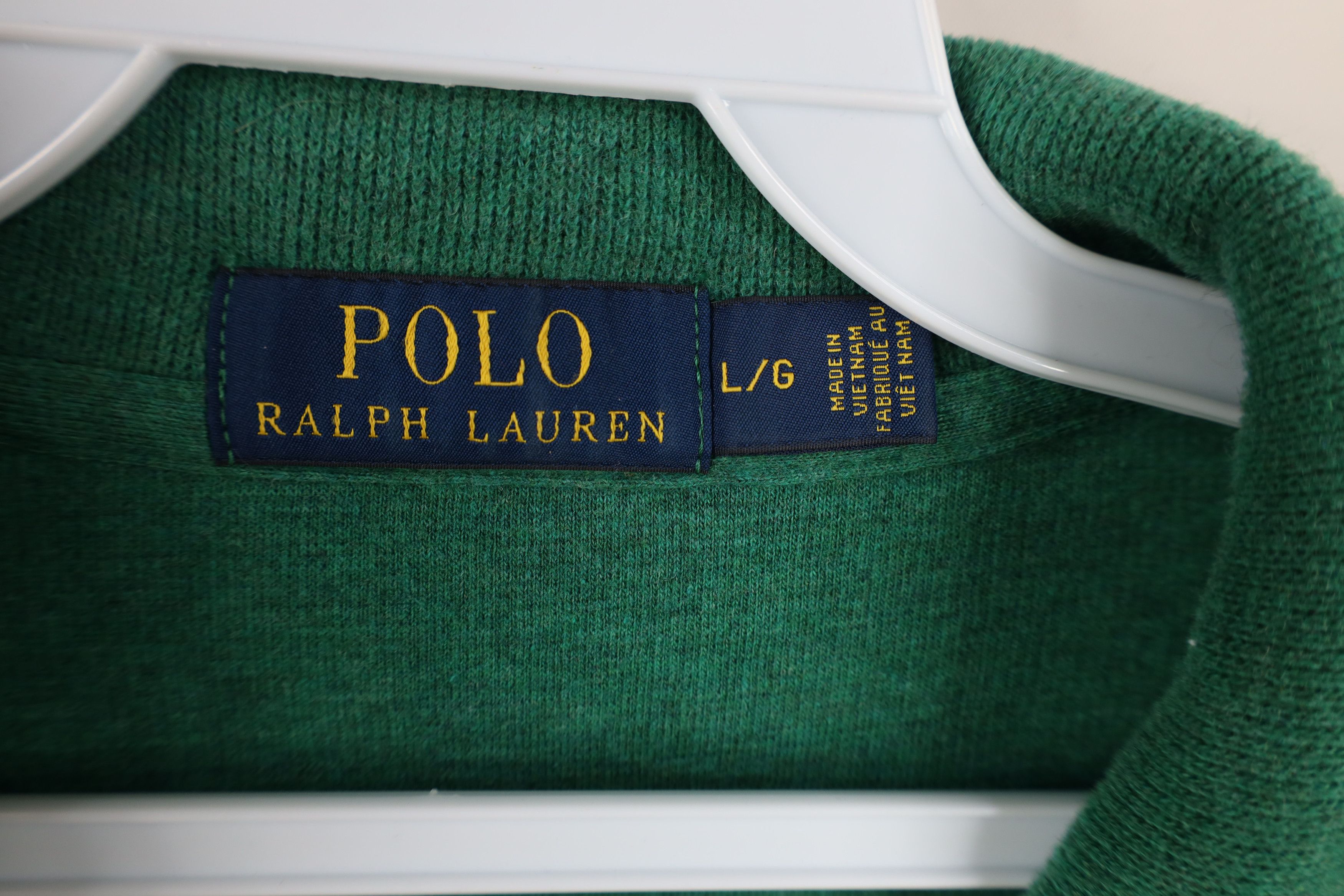 Ralph Lauren Vintage Ralph Lauren Ribbed Knit Half Zip Pullover Sweater Size US XL / EU 56 / 4 - 8 Thumbnail