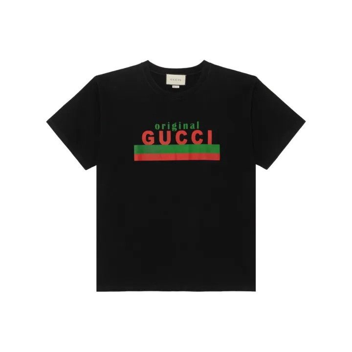 Gucci Gucci Original Oversized Black T-Shirt Size US XS / EU 42 / 0 - 1 Thumbnail