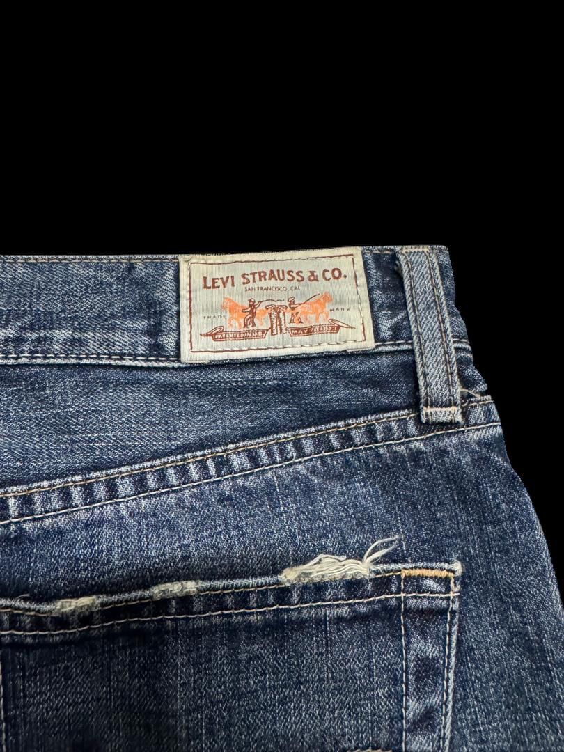 Levi's FLARED 90s Levi’s Bell Bottom Mudwash Distressed Denim Jean Size US 28 / EU 44 - 16 Thumbnail