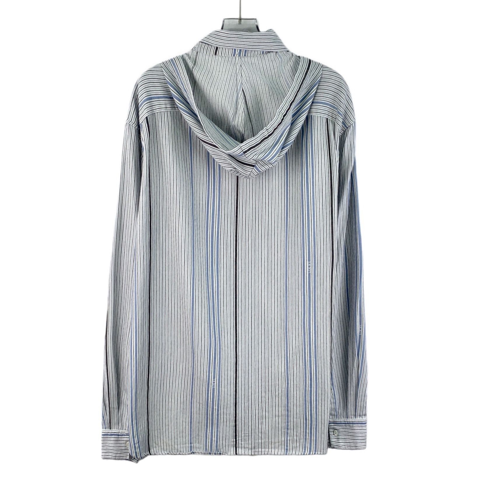 Loewe Loewe Striped Wool Hooded Shirt (M) Size US M / EU 48-50 / 2 - 6 Thumbnail