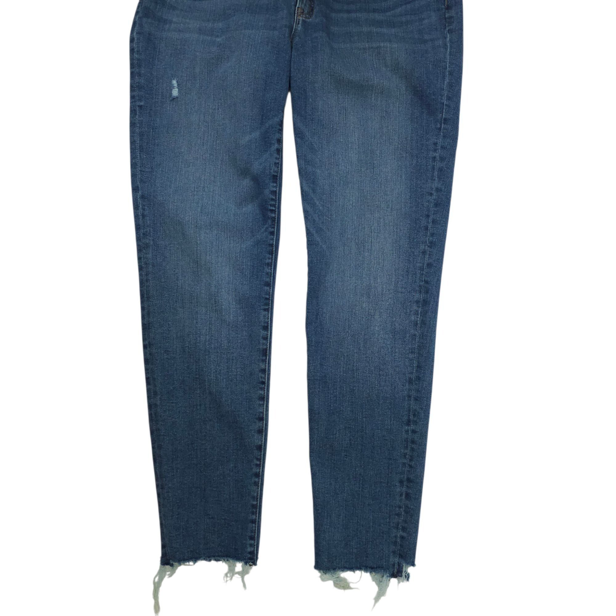 J.Crew J.Crew 9" High Rise Toothpick Jeans Womens 31 Medium Wash Ra Size 33" - 11 Thumbnail