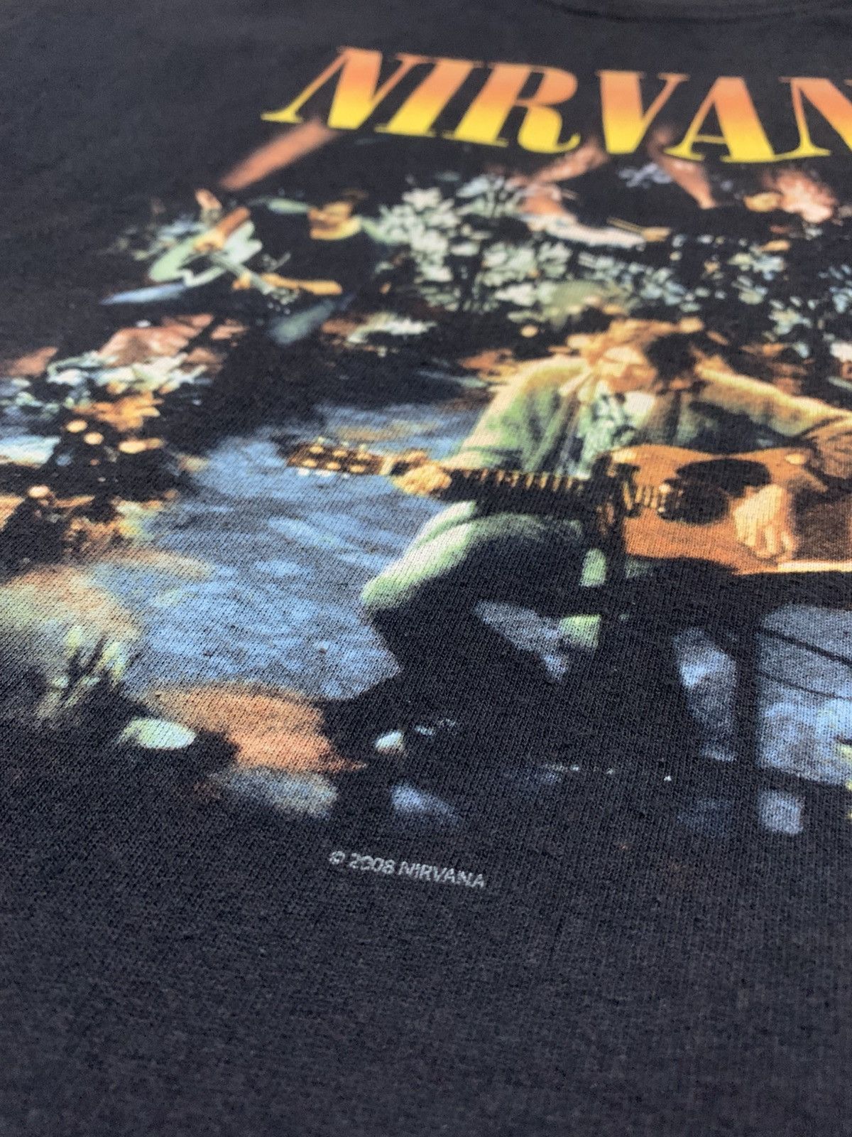 Band Tees Vtg Nirvana MTV Unplugged In New York Band Tee Kurt Cobain Size US L / EU 52-54 / 3 - 3 Thumbnail