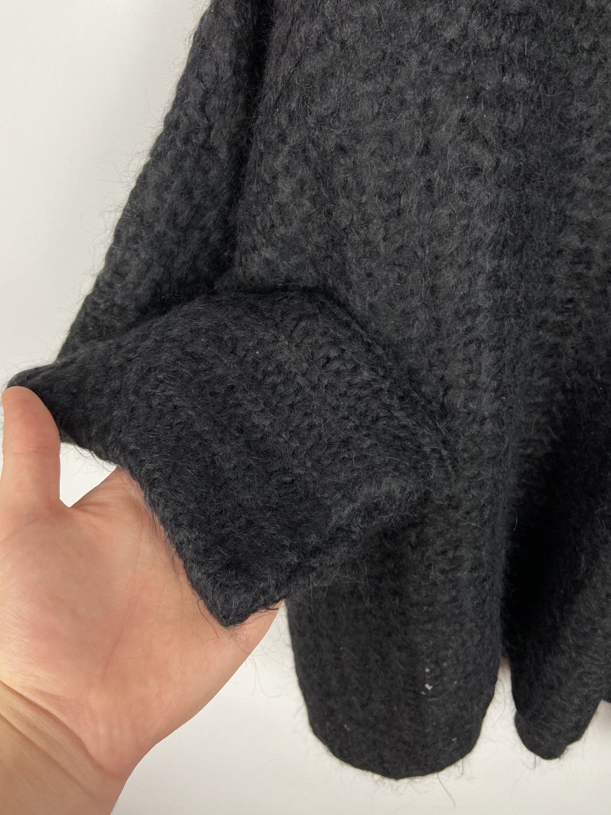 Designer × Thom Krom Thom Krom Black Mens Knitted Sweater Suri Alpaca/Wool Sz S Size US S / EU 44-46 / 1 - 8 Thumbnail