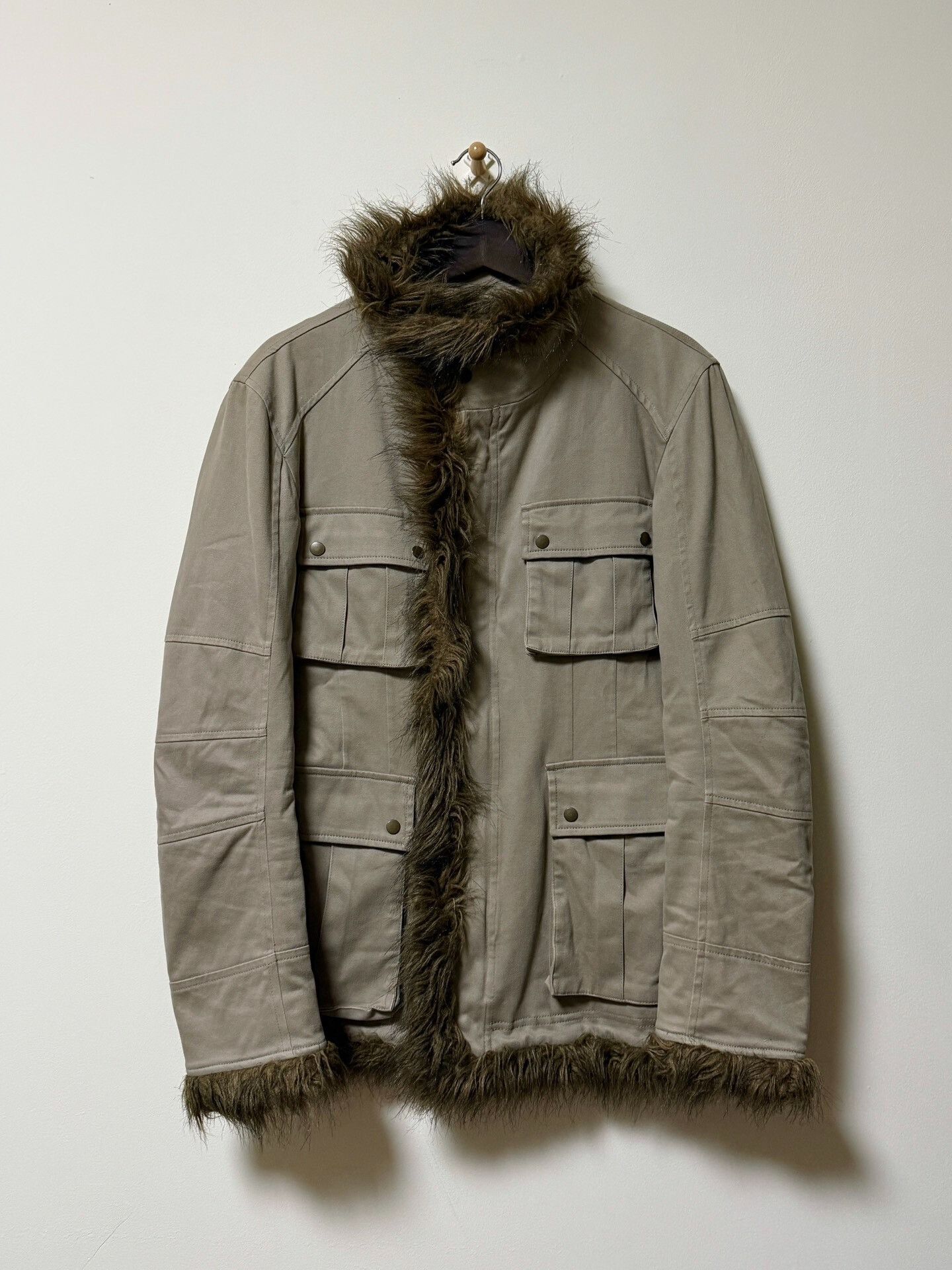 Katharine Hamnett Vintage Fur Collar Jacket