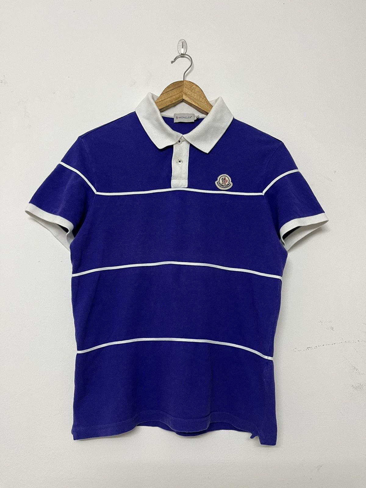 Moncler Moncler Polo Shirt Size US M / EU 48-50 / 2 - 1 Thumbnail