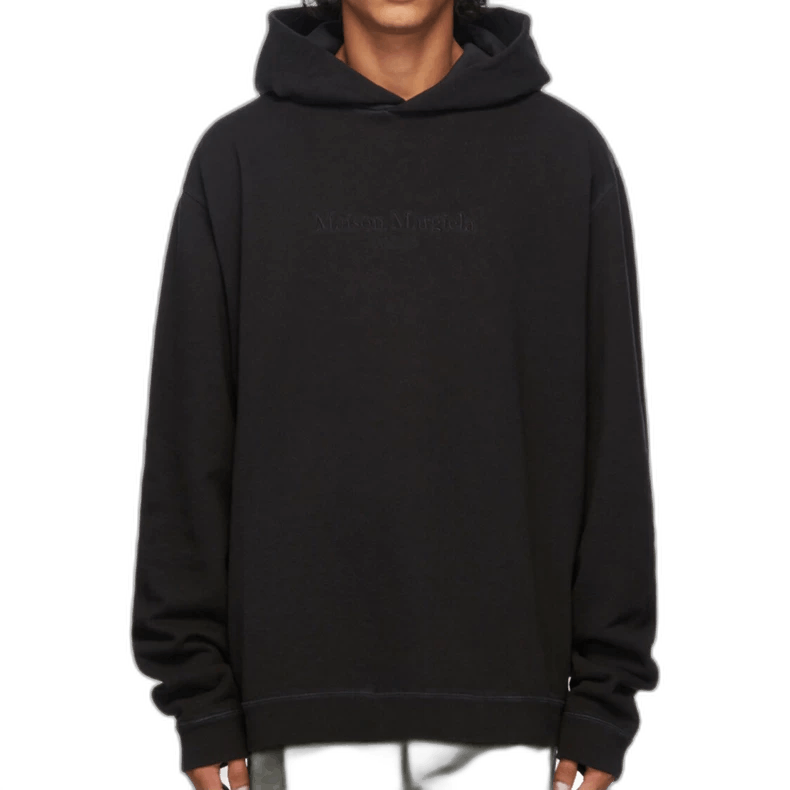 Maison Margiela Maison Margiela Black Dyed Hoodie Sweatshirt Size US L / EU 52-54 / 3 - 1 Thumbnail