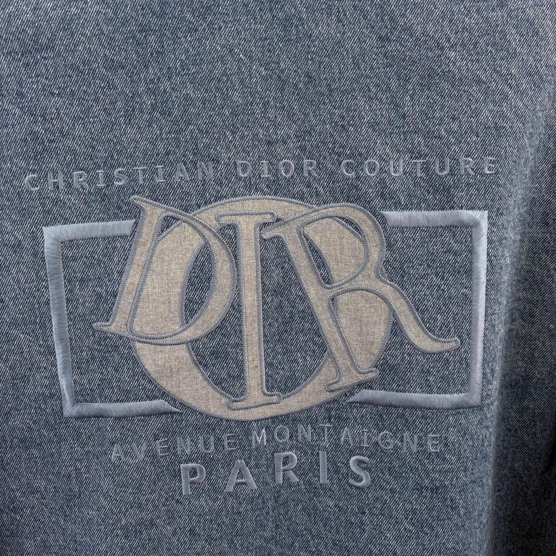 Dior Dior Logo Denim Shirt 56 Unworn Size US XL / EU 56 / 4 - 3 Thumbnail