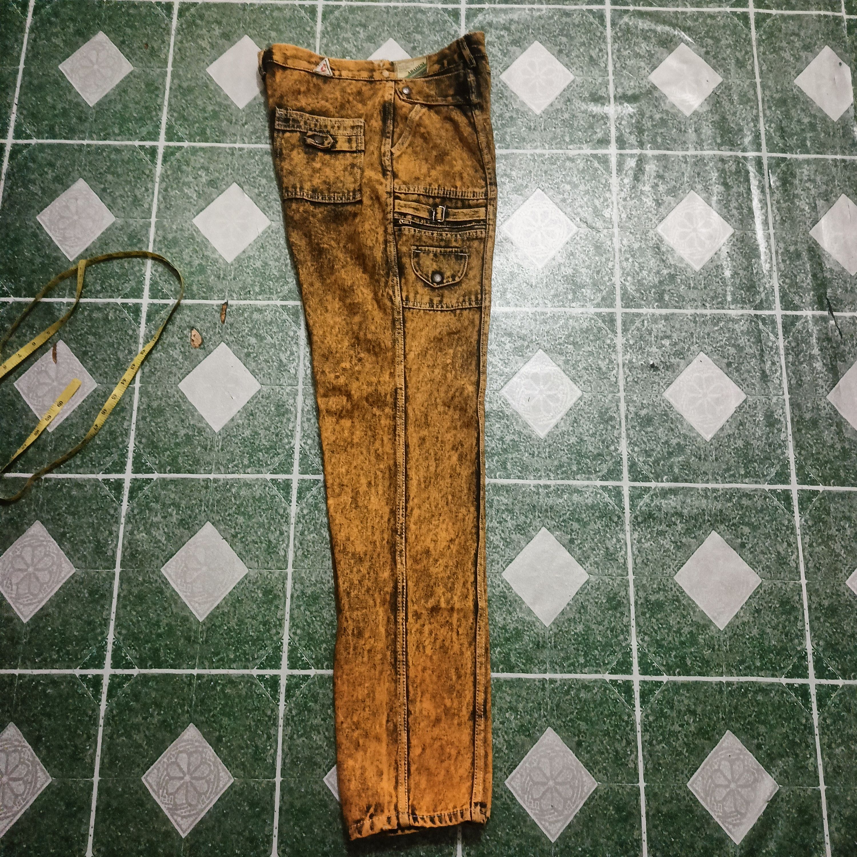 Japanese Brand Rare Retro Vintage Abadini by Chicabadi Distressed Jeans Size US 34 / EU 50 - 15 Thumbnail