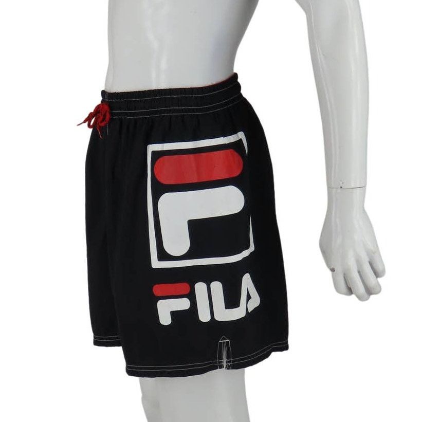 Vintage Vintage 90s Fila Spellout Pool Beach Trunks Size US 30 / EU 46 - 1 Thumbnail