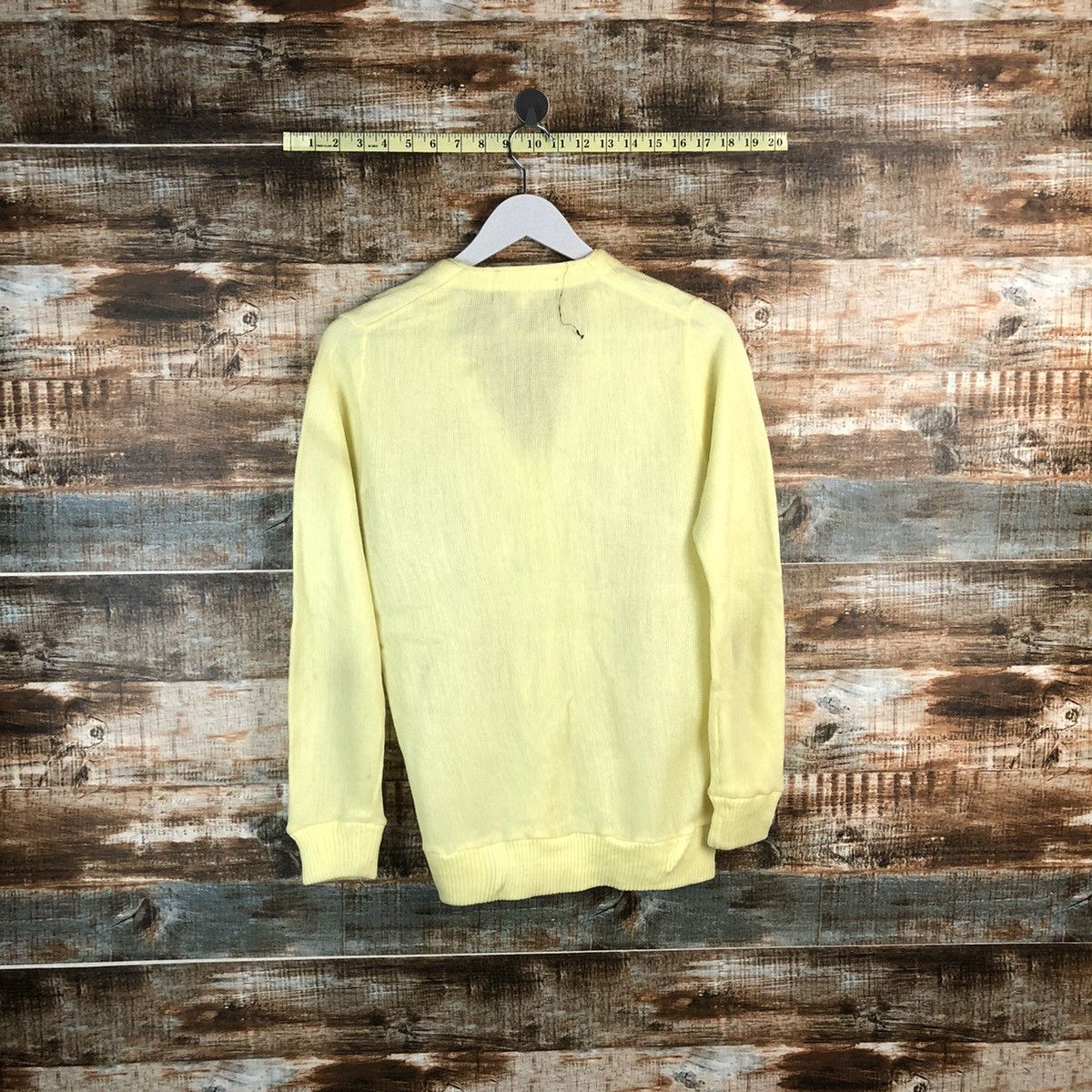 Homespun Knitwear Lolo Yellow crochet meshnet Cardigan Knitwear #A1791 Size L / US 10 / IT 46 - 12 Thumbnail