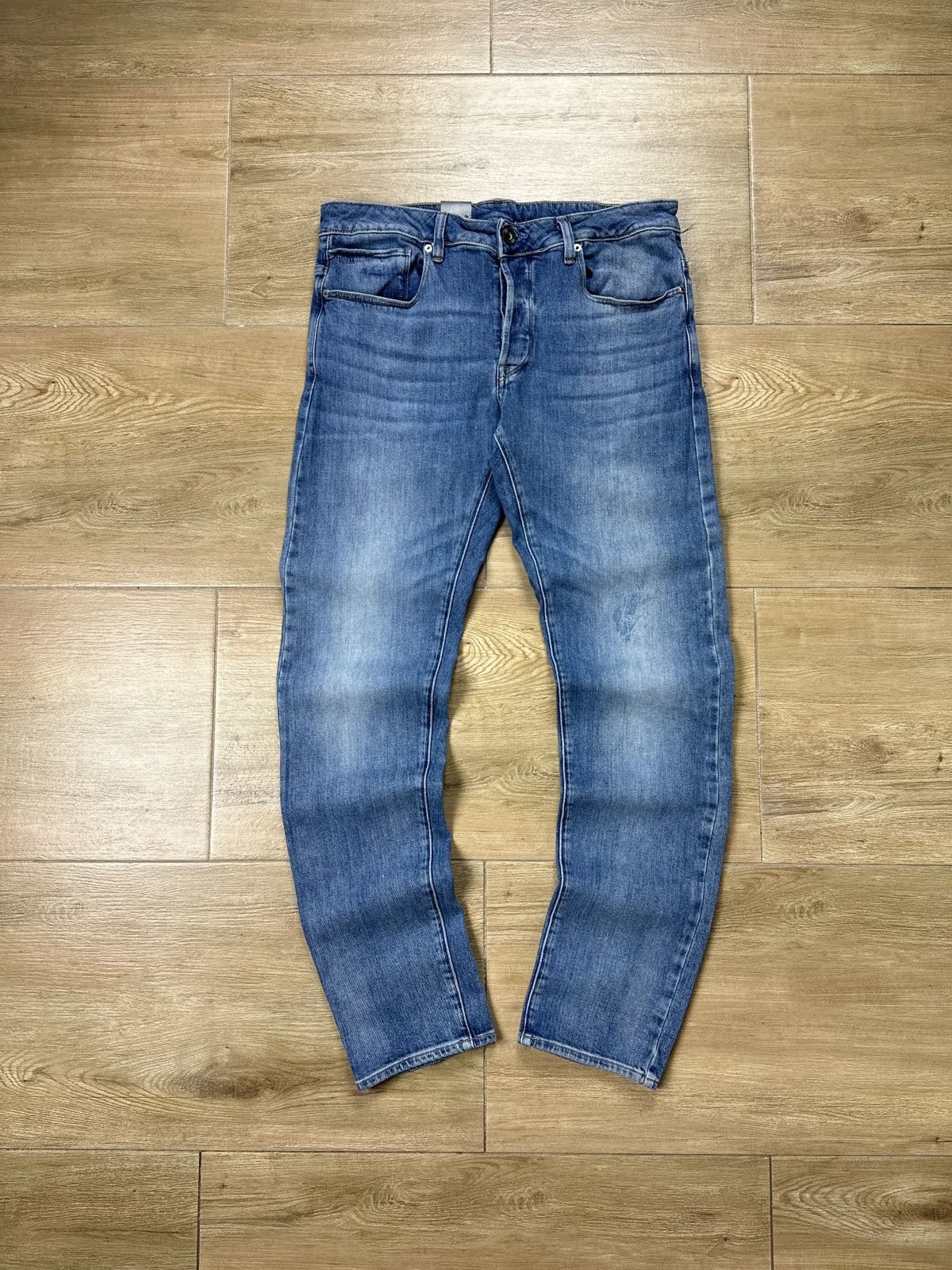 G-Star NEW🏷️ G-Star Raw 3301 OT Slim Denim Jeans Size US 32 / EU 48 - 1 Thumbnail