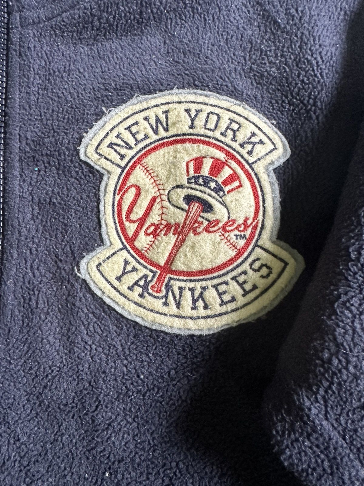 Other Vintage Major Baseball Fleece half zip Dark blue Size US L / EU 52-54 / 3 - 7 Thumbnail