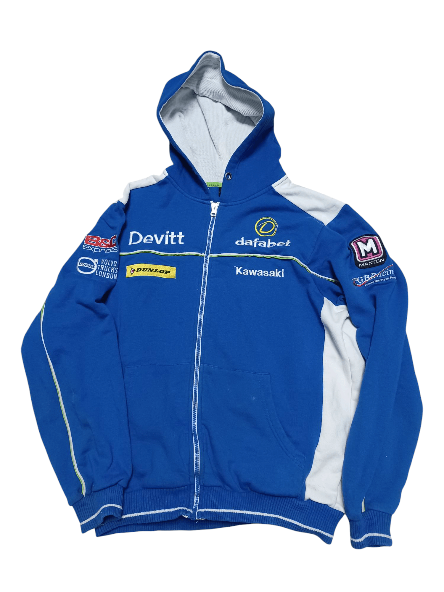 Formula 1 KAWASAKI BRITSH TRUCKS MOTORSPORT ISLE OF MAN ZIP HOODIE Size US L / EU 52-54 / 3 - 1 Thumbnail