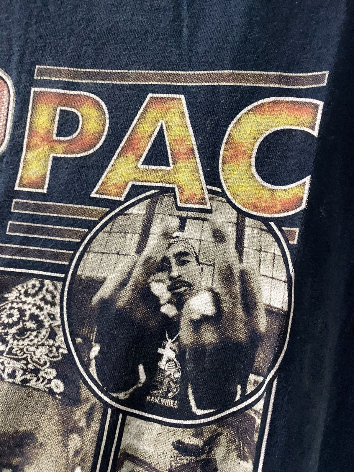 Band Tees × Rap Tees × Vintage Tupac shakur all eyez on me rap tees Size US L / EU 52-54 / 3 - 5 Thumbnail